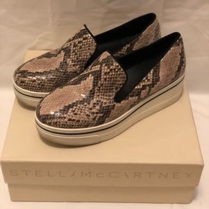 Stella McCartney Snakeskin Platform Sneaker